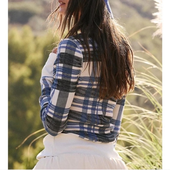 NWT Free People Rally Printed Layer Top Small Hanley S - Picture 7 of 9